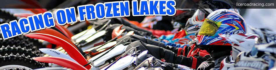 Roadracing on frozen lakes