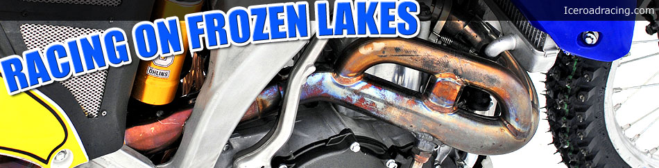 Roadracing on frozen lakes